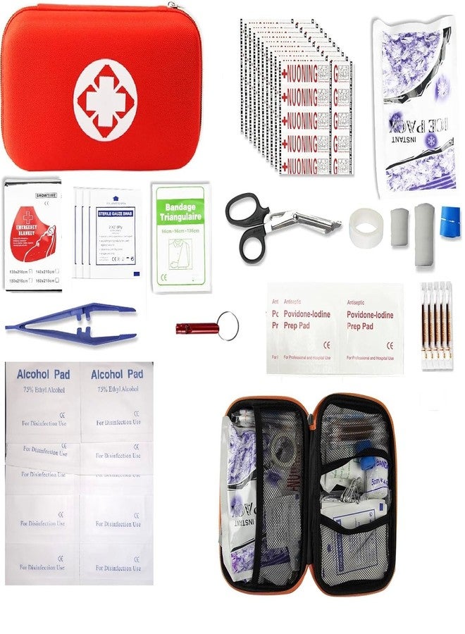 Sakar 44PCS First Aid Kit | Portable Emergency Survival Kit with Case | Multi-Purpose Medical Trauma Kit for Home, Car, Camping, Hiking, Travel & Outdoor Adventures