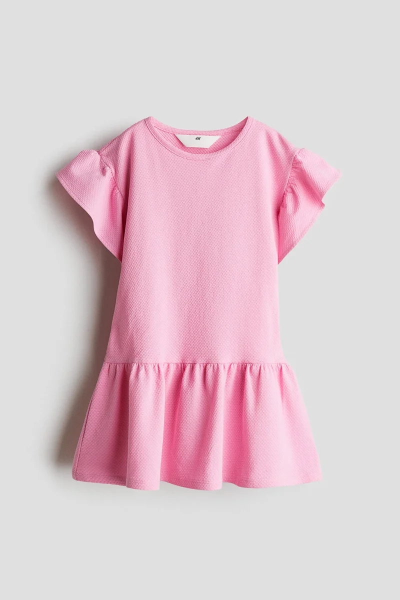 H&M Flutter-sleeved cotton dress