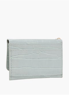 Flora Bella By Shoexpress Textured Cardholder with Keyring  - Image 2