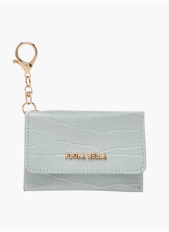 Flora Bella By Shoexpress Textured Cardholder with Keyring  - Image 1