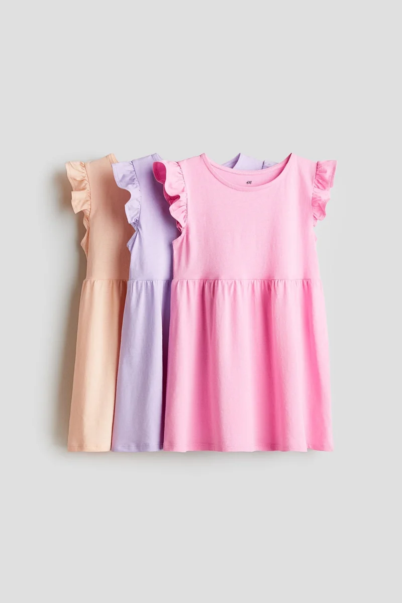 H&M 3-pack jersey dresses
