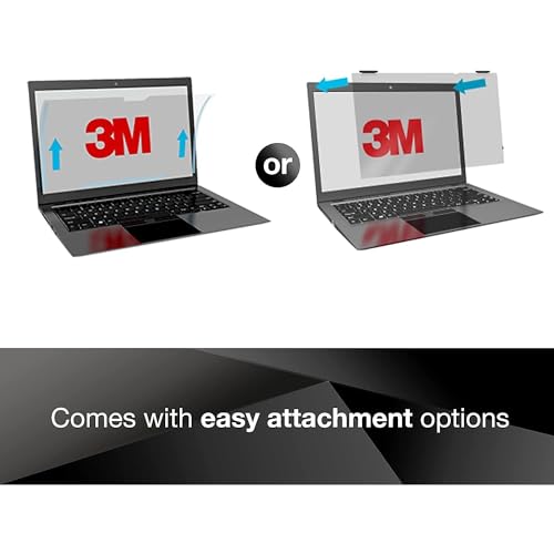 3M Privacy Filter for Apple MacBook Pro16 with Comply Attachment System for Flip-Share, Reversible Gloss/Matte, Reduces Blue Light, Screen Protection (PFNAP010) - Image 4