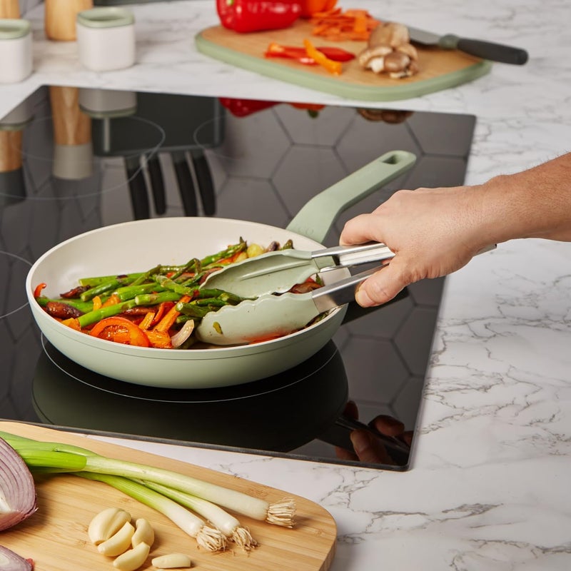 BergHOFF Serving Tong Balance 27CM - Ergonomic Silicone Tongs for Non-Stick Cookware - Image 3