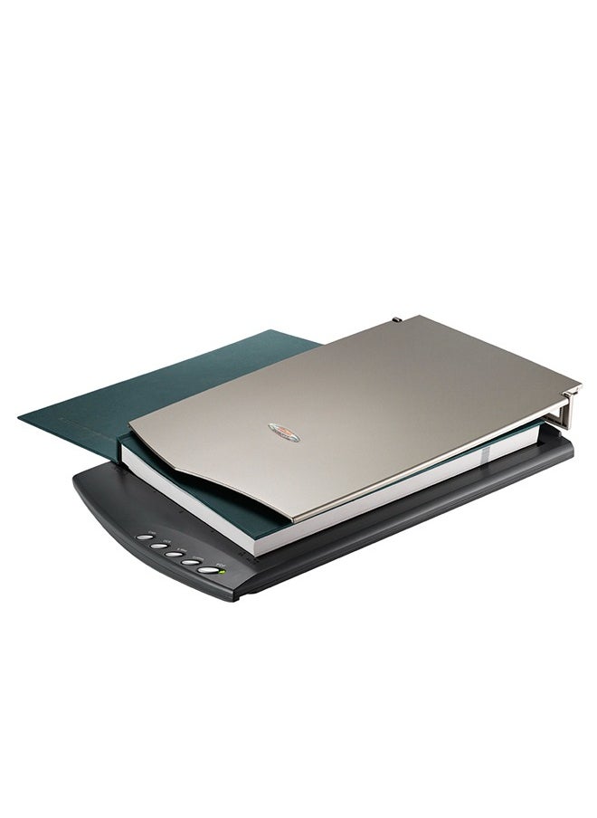 Plustek - Flatbed Scanner, Lightweight, USB powered, Large Books or Documents Scanning, Optical Character Recognition technology integrated | Optic Slim 2610 Pro - Image 1