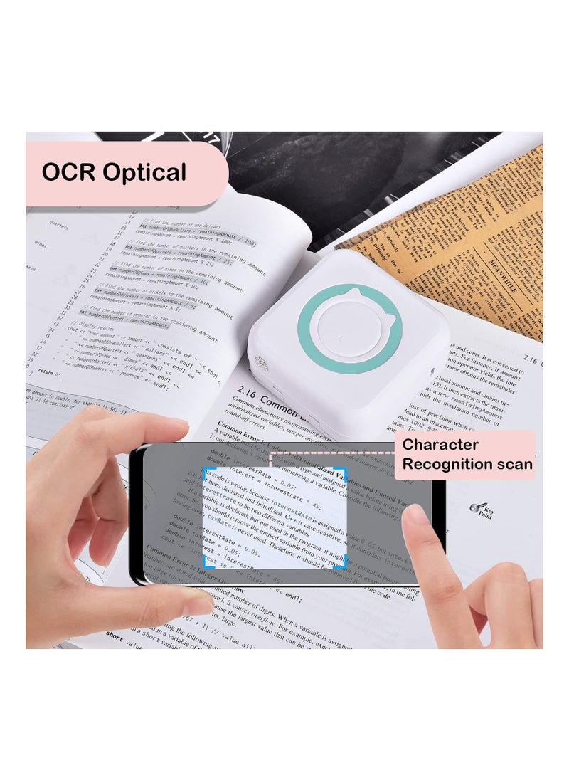 Generic - Portable Mini Bluetooth Pocket Printer for Photos Notes and Labels Wireless Thermal Printing Compatible with iOS and Android - Image 1