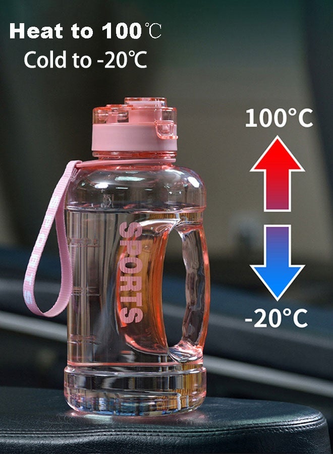 Sports 2.2L Large Sports Water Bottle with Handle & Time Markers - Motivational Gym Jug for Fitness, Workouts & Outdoor Activities  - Image 3