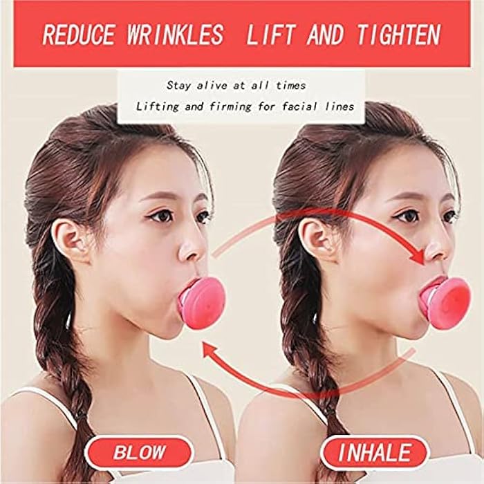 SURORAIN Face Exerciser, Facial Yoga for Skin Tighten Firm, Jaw Exerciser, Double Chin Breathing Exercise Device Jaw Face Slimmer for Women and Men - Image 5