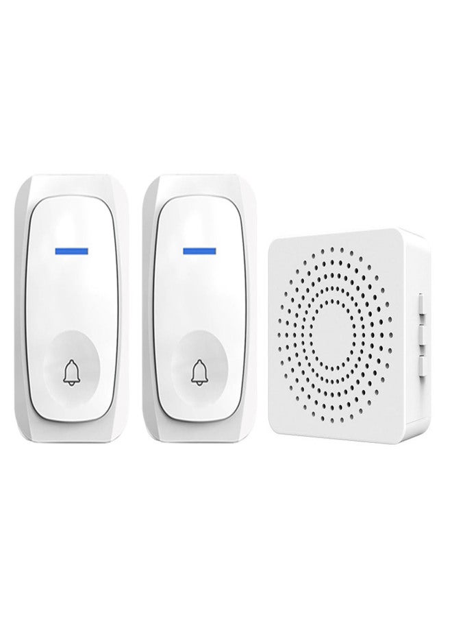 Wireless Doorbell Waterproof Door Bell with 38 Melodies to Choose Adjustable Volume - Image 1