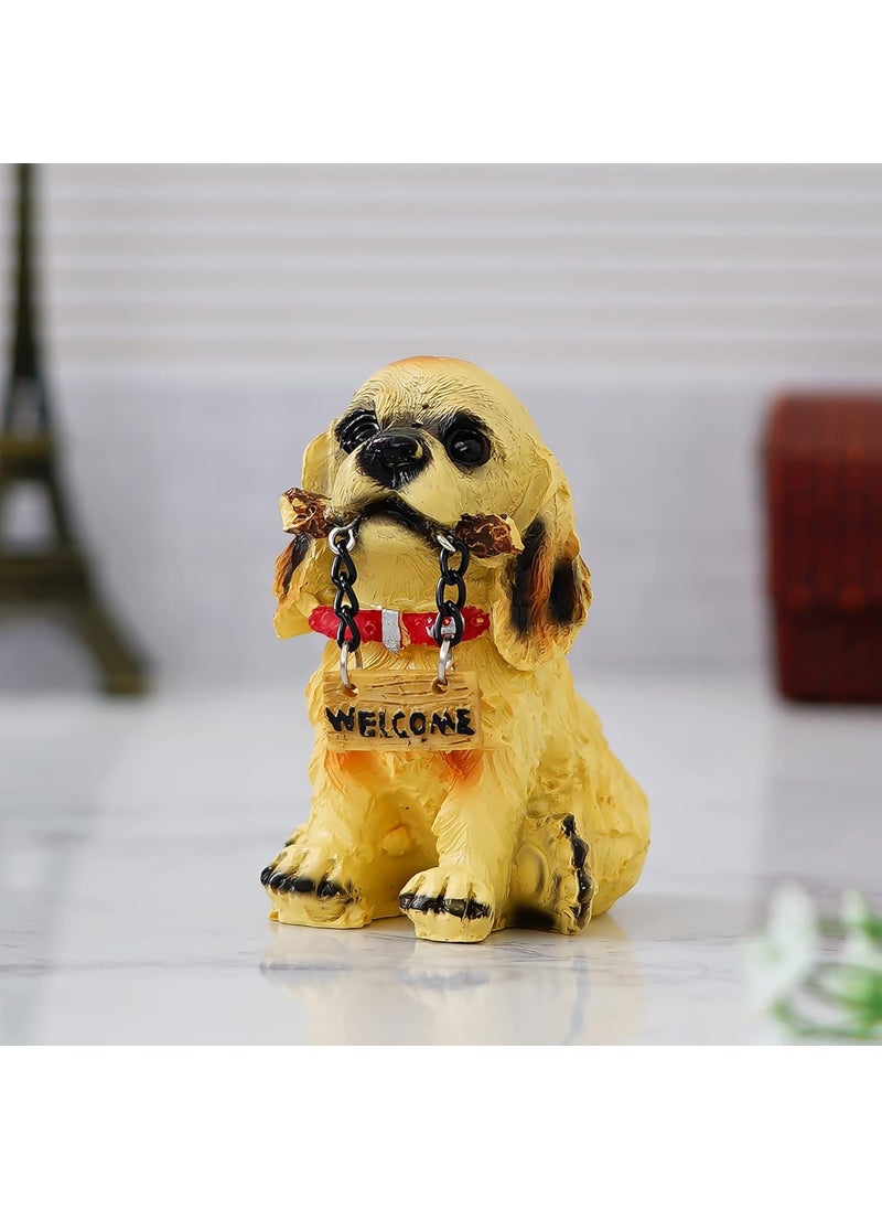 Webelkart Webelkart Designer Cute Puppy Stand Showpiece Gifts-3.75 Inches, Best Gift for Valentines, Gift for Dog Lovers  - Image 1