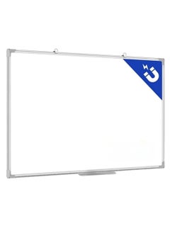 SKY-TOUCH Magnetic Whiteboard 90X120cm, Wall Mounted White Board with Pen Tray, Mountable Dry Erase Wipe Whiteboards for Home Office School Notice Board  - Image 1