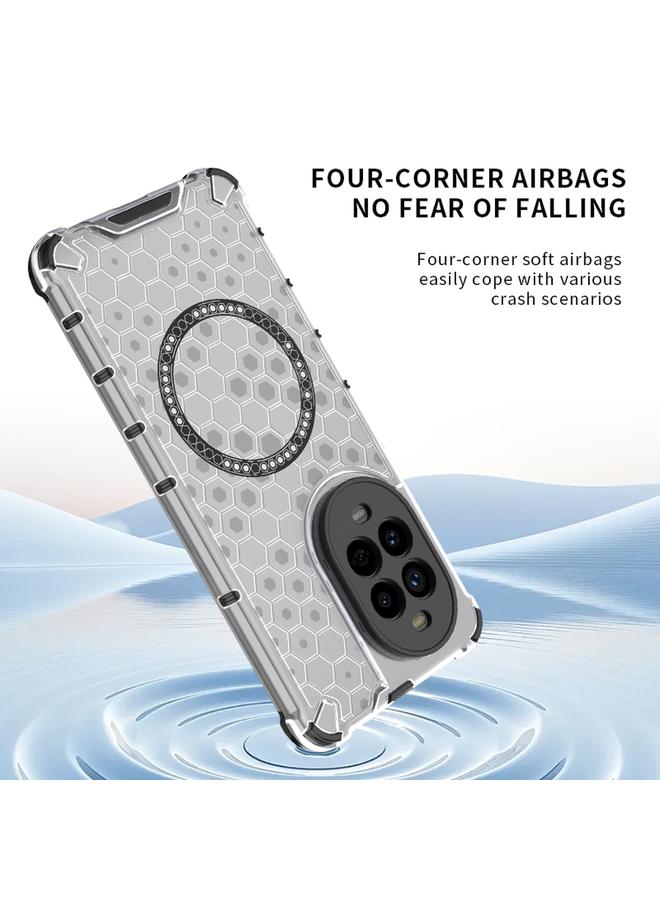 The Bros Phone Case For Huawei nova 13 Pro 5G Honeycomb Magnetic Ring Shockproof Phone Phone Case - Image 4