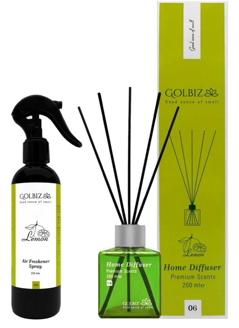 Fragrance Set | Home Spray 250 ml and Reed Diffuser 200 ml (Lemon) - pzsku/ZB0E1E3AD84219FDADA34Z/45/_/1715254067/7a5946d5-1dbd-48db-987d-7dc4fa8eece4