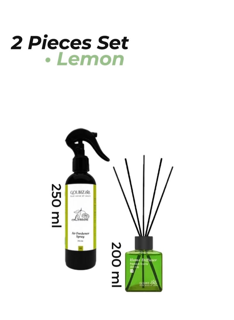 Fragrance Set | Home Spray 250 ml and Reed Diffuser 200 ml (Lemon) - pzsku/ZB0E1E3AD84219FDADA34Z/45/_/1715254209/e4ecbdd0-efb7-402d-b465-2c9a0d27a839