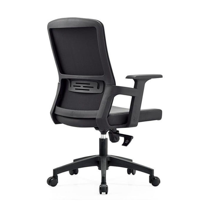 Multiwood Modern Ergonomic Chair Built for Productivity with Cooling Support, Soft Seating and Adjustable Movement – Black - Image 2