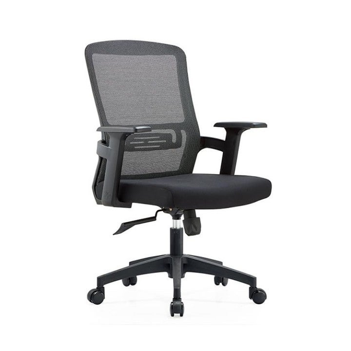 Multiwood Modern Ergonomic Chair Built for Productivity with Cooling Support, Soft Seating and Adjustable Movement – Black - Image 1