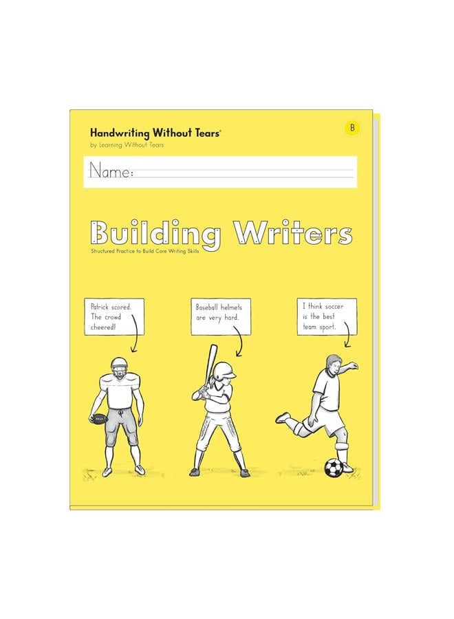 Learning Without Tears Building Writers- Student Edition- Grade 1, Writing Skills in Narrative, Information, Opinion Style, Writing Fluency- for School and Home Use - Image 1