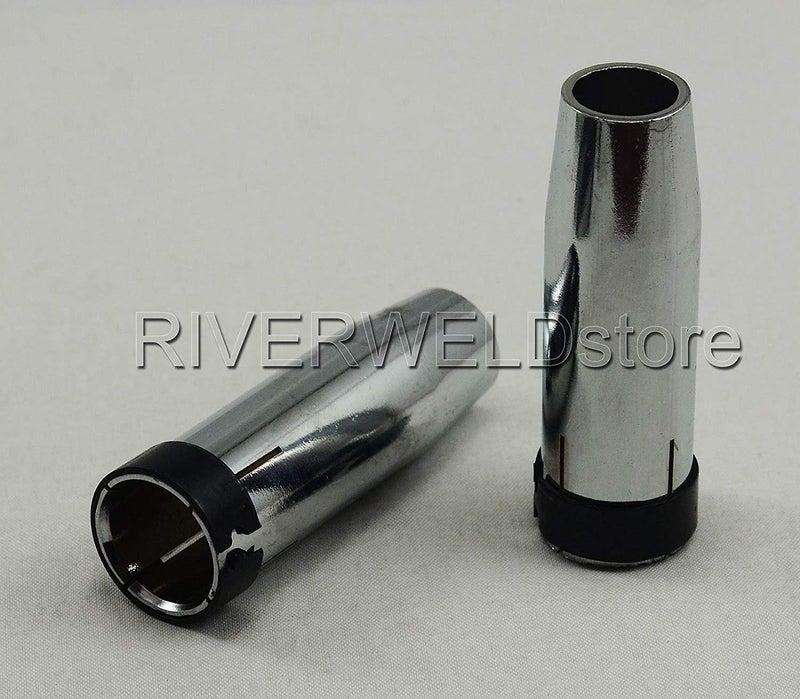 RIVERWELD MIG MAG Contact Tips M6 .035" 0.9mm 140.0169 Conical Cups Gas Nozzle 145.0080 Contact Tip Holder 142.0003 Gas Diffuser Ceramic 012.0183 for 24KD MB24 Co² Welding Torch 32pcs - Image 3