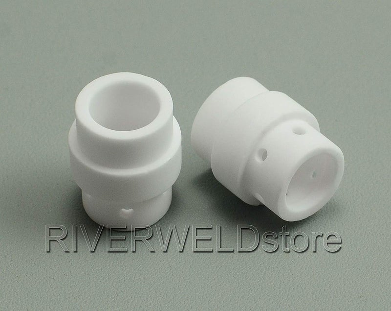 RIVERWELD MIG MAG Contact Tips M6 .035" 0.9mm 140.0169 Conical Cups Gas Nozzle 145.0080 Contact Tip Holder 142.0003 Gas Diffuser Ceramic 012.0183 for 24KD MB24 Co² Welding Torch 32pcs - Image 2