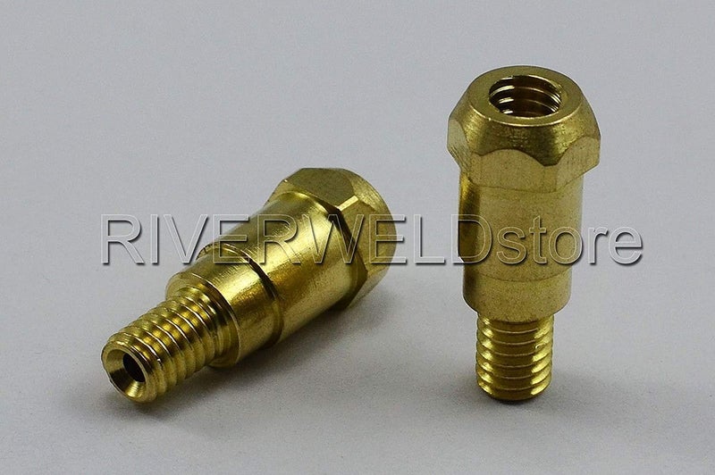 RIVERWELD MIG MAG Contact Tips M6 .035" 0.9mm 140.0169 Conical Cups Gas Nozzle 145.0080 Contact Tip Holder 142.0003 Gas Diffuser Ceramic 012.0183 for 24KD MB24 Co² Welding Torch 32pcs - Image 4