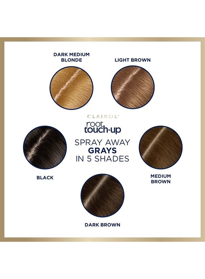 CLAIROL رذاذ تلوين الشعر المؤقت من نيسن إيزي لتغطية الجذور، لون بني متوسط، عبوة 1 - Image 4