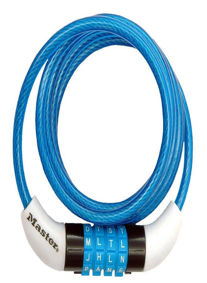 Master Lock 8152DASTWD Preset Word Combination Cable, Yellow - Image 2