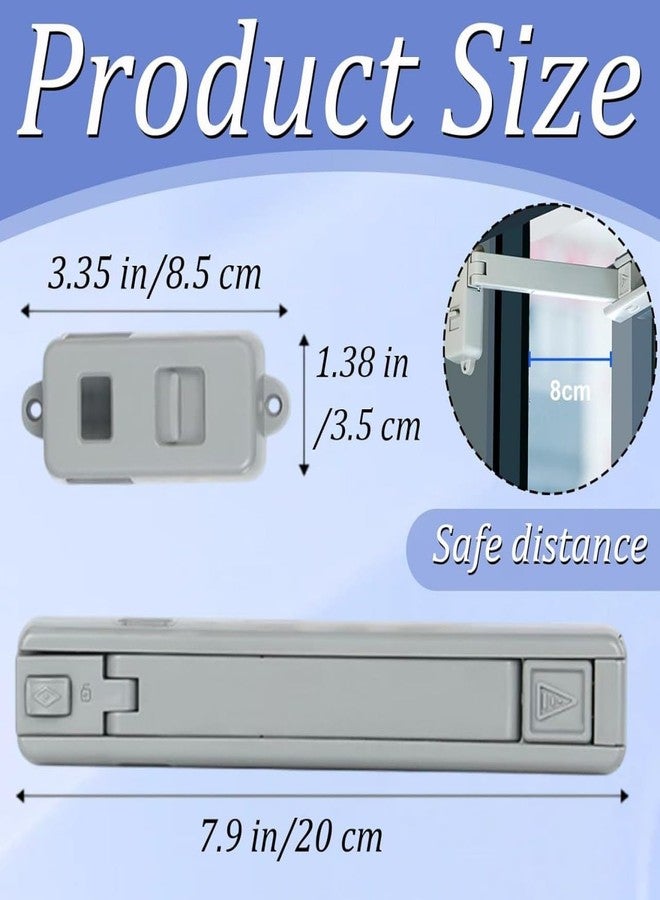 MITVIK Window Safety Restrictor Lock | Child Proofing Window Lock for Baby Safety | Self-Adhesive No-Drill Restrictor for UPVC, Wooden, Metal & Aluminium Windows - Image 3