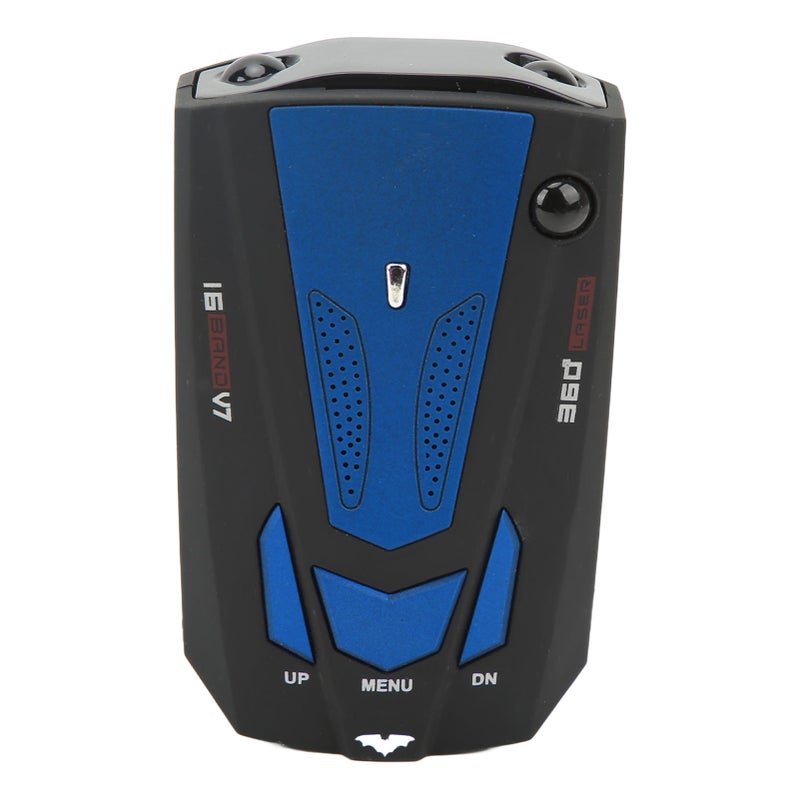Car Radar Detector 360 Degree Protection Electronic Dog Detector Speedometer Speed Tester Blue - Image 2