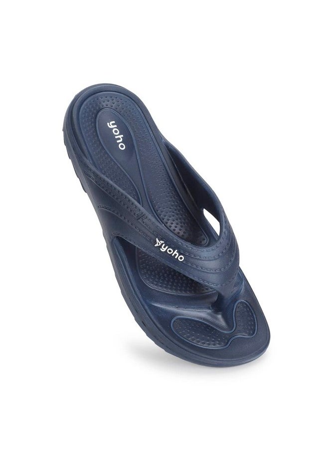 YOHO YOHO Drizzle Soft Slippers for Women | Mild Acupressure | Lightweight, Blue UK7  - Image 5
