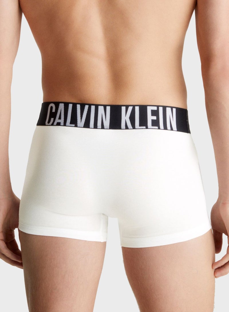 CALVIN KLEIN 3 Pack Logo Band Trunks - Image 3