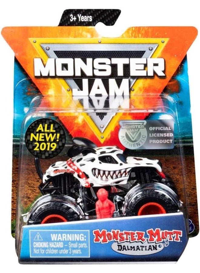 Monster Jam Monster Mutt Dalmatian Die-Cast Vehicle, 1:64 Scale