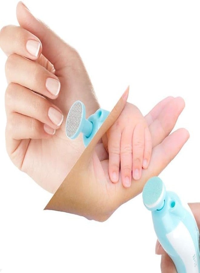 Sument Baby Nail Clippers Safe for Newborn Toddler Adult Toes Fingernails Care Trim Kit 6 Grinding Heads,Baby Grooming kit for Baby Care kit for New Born - Image 5
