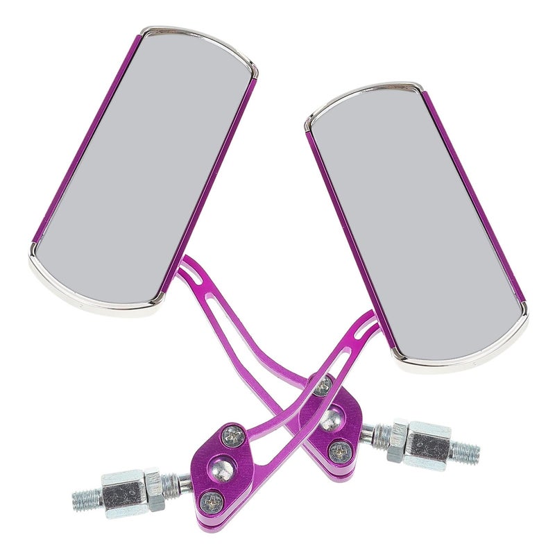 Adjustable Bike Rearview Mirrors for Scooter Motorcycle and Bicycle Convex Handlebar Mount - Image 2