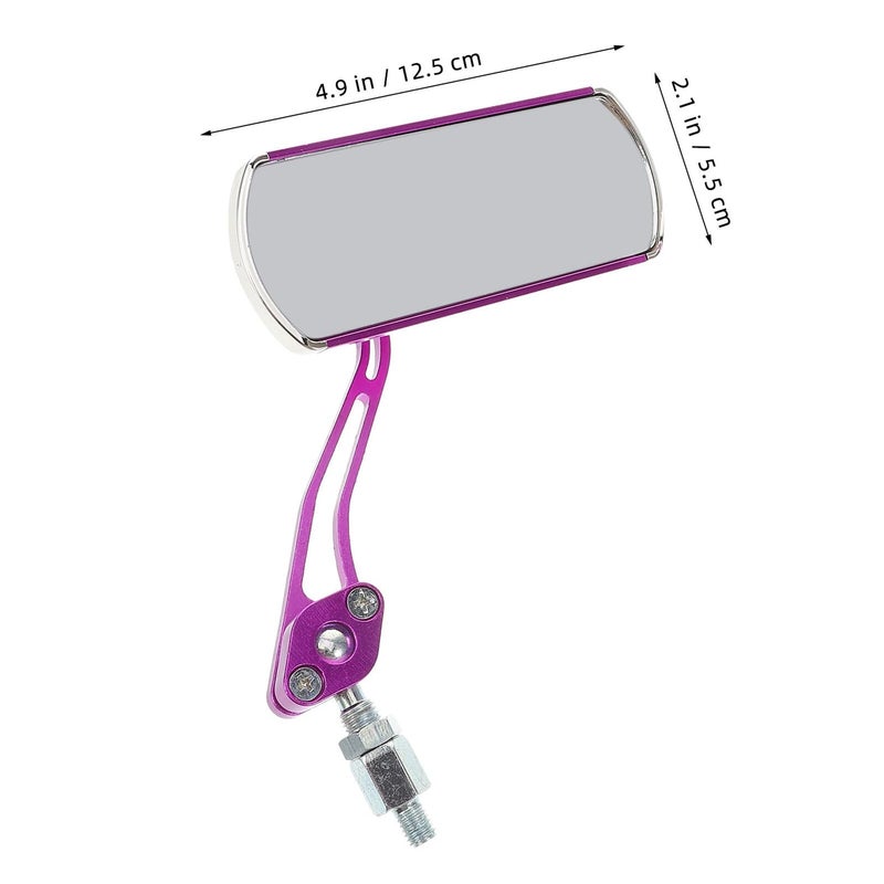 Adjustable Bike Rearview Mirrors for Scooter Motorcycle and Bicycle Convex Handlebar Mount - Image 3