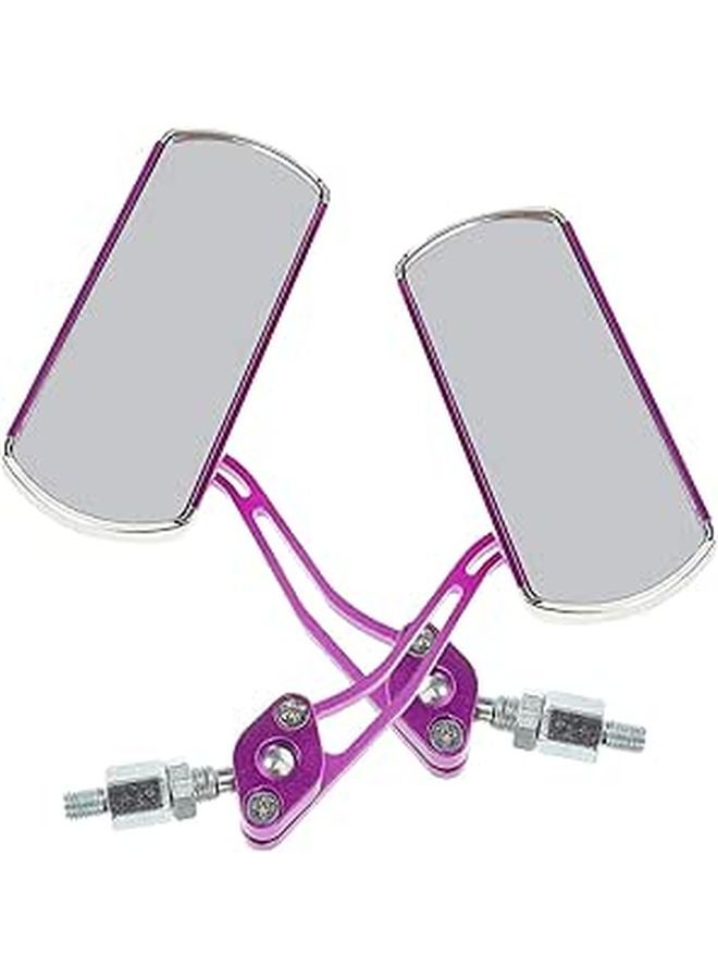 Adjustable Bike Rearview Mirrors for Scooter Motorcycle and Bicycle Convex Handlebar Mount - Image 1