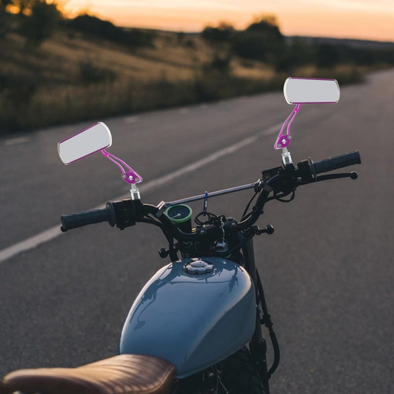 Adjustable Bike Rearview Mirrors for Scooter Motorcycle and Bicycle Convex Handlebar Mount - Image 5