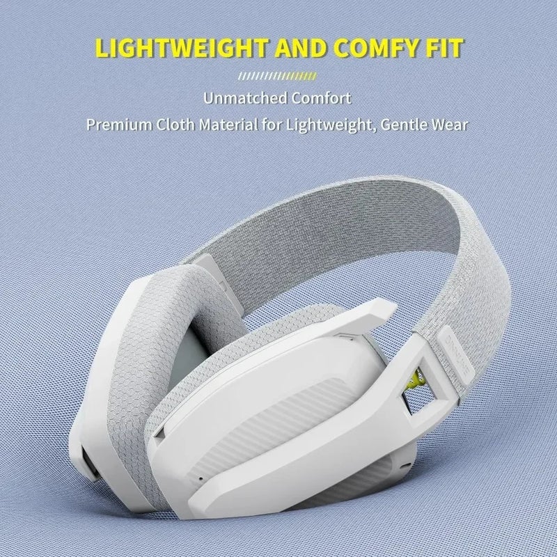 Binnune BW06 2.4GHz Bluetooth Gaming Headset with Mic for PS5 PS4 PC Mac Playstation Wireless Gaming Headphone with Microphone, White 8490741 - Image 4