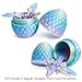Flavery 3D Printed Flying Dragon in Egg Tricolor Egg with 9 Flexible Winged Dragon Inside Colorful Fidget Toy Birthday Gift Desk Pet Figure Mini Rainbow - Image 4