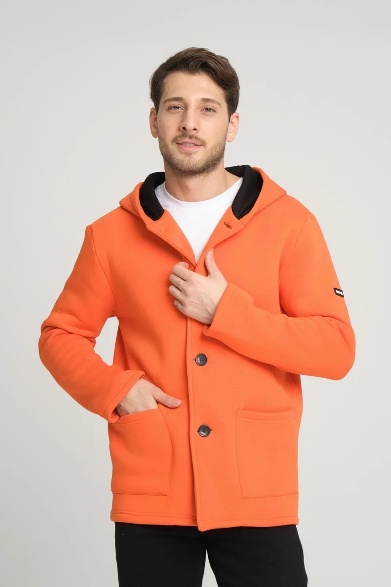 الكسندر جاردي Alexandergardı Hooded Oversize Cardigan with Ribbon Inside (E23-607 03)