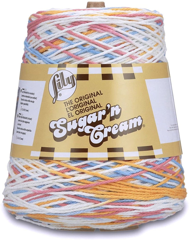 Lily Sugar N Cream Cones Kitchen Breeze Yarn - 1 Pack of 14oz/400g - Cotton - #4 Medium - 706 Yards - Knitting/Crochet - Image 2