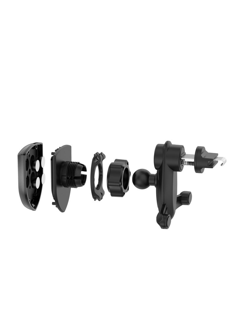 budi - 360 Degree Car Mount Holder Bullet an on-Board Magnetic Bracket - Image 1