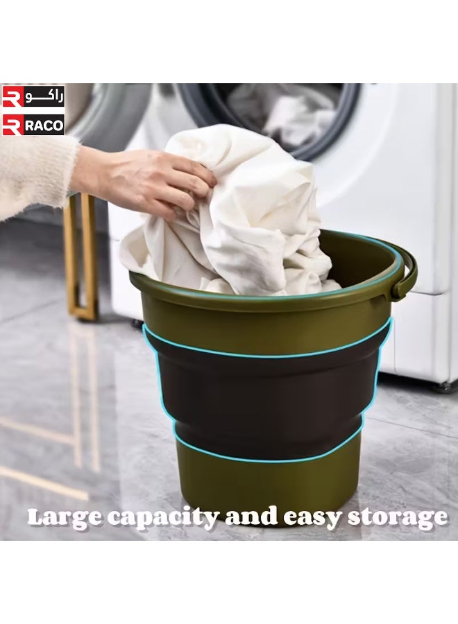 راكو دلو تخزين متعدد الوظائف قابل للطي من راكو - مناسب للحمامات والتخييم - Image 3