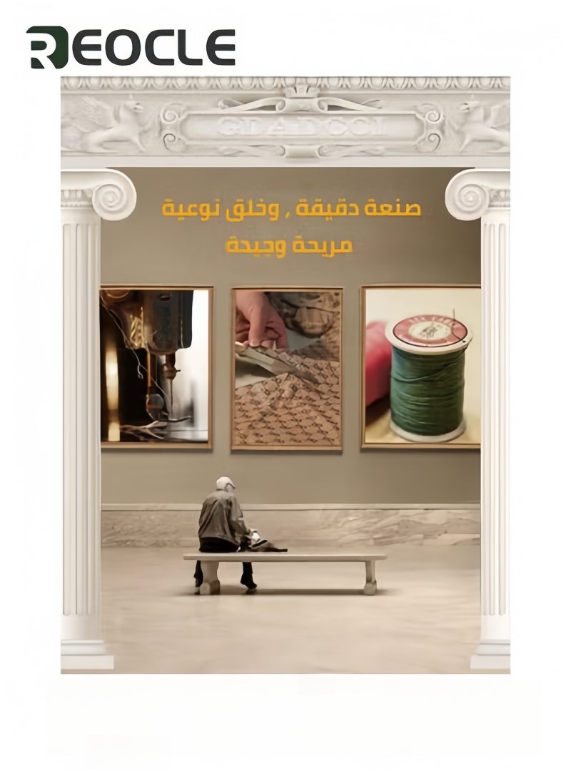 REOCLE Men's Underwear Antibacterial Boxer Briefs Pure Cotton Printed Underwear Boxer Shorts Trendy 3-piece Gift Box - Image 5