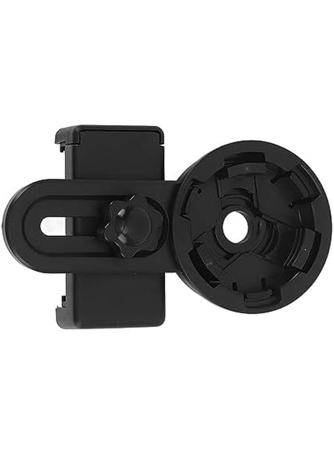 حامل محول الهاتف الذكي العالمي لتلسكوبات الفلك والمجاهر والتصوير الفوتوغرافي، مع مشبك هاتف بلاستيكي قابل للتعديل - Image 3