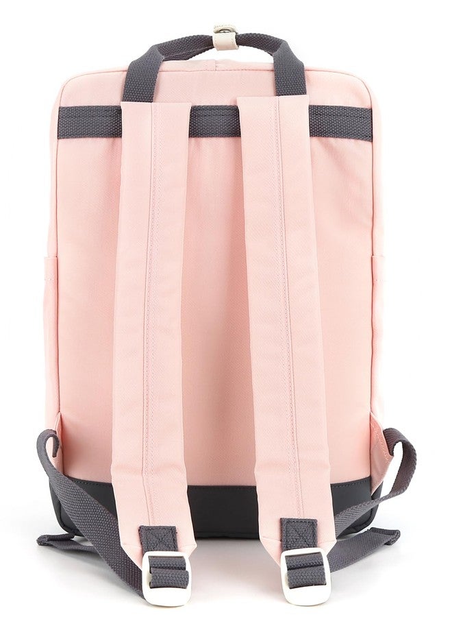 himawari Laptop Backpack for Women, 14.9 Inch,Large Capacity College Bookbag for School, Waterproof Casual Daypack for Travel-1088-03#Light Pink - Image 3