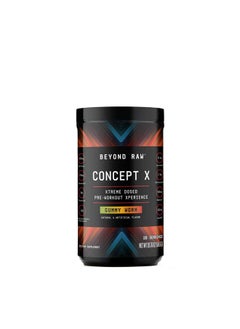 BEYOND RAW BEYOND RAW Concept X | Clinically Dosed Pre-Workout Powder | Contains Caffeine, L-Citrulline, Creatine, and Beta-Alanine | Gummy Worm | 20 Servings  - Image 1