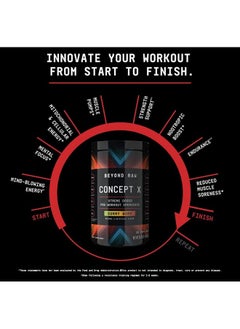 BEYOND RAW BEYOND RAW Concept X | Clinically Dosed Pre-Workout Powder | Contains Caffeine, L-Citrulline, Creatine, and Beta-Alanine | Gummy Worm | 20 Servings  - Image 3