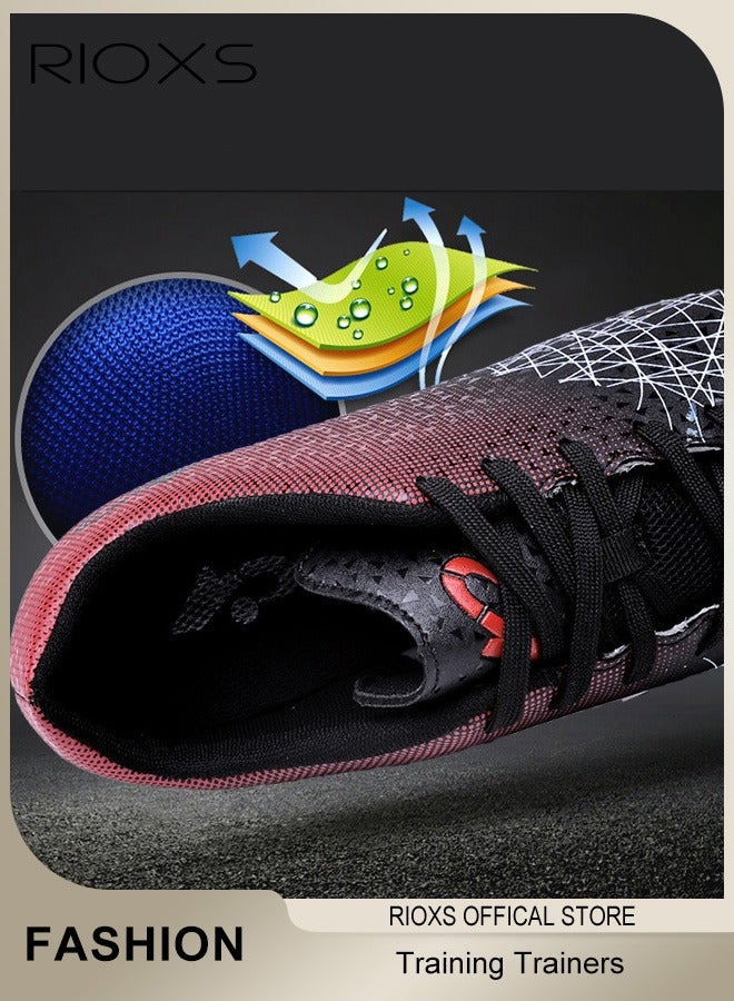 ريوكس أحذية كرة القدم للرجال، وأحذية للتدريب على المسامير، وأحذية للتدريب على المسامير، وأحذية مقاومة للتزلج، وأحذية للتدريب على المسابقات المتخصصة للشباب والكبار، وأحذية لوكي كرة القدم الداخلي والخارجي، وأحذية المسامير الرياضية للرجال - Image 3