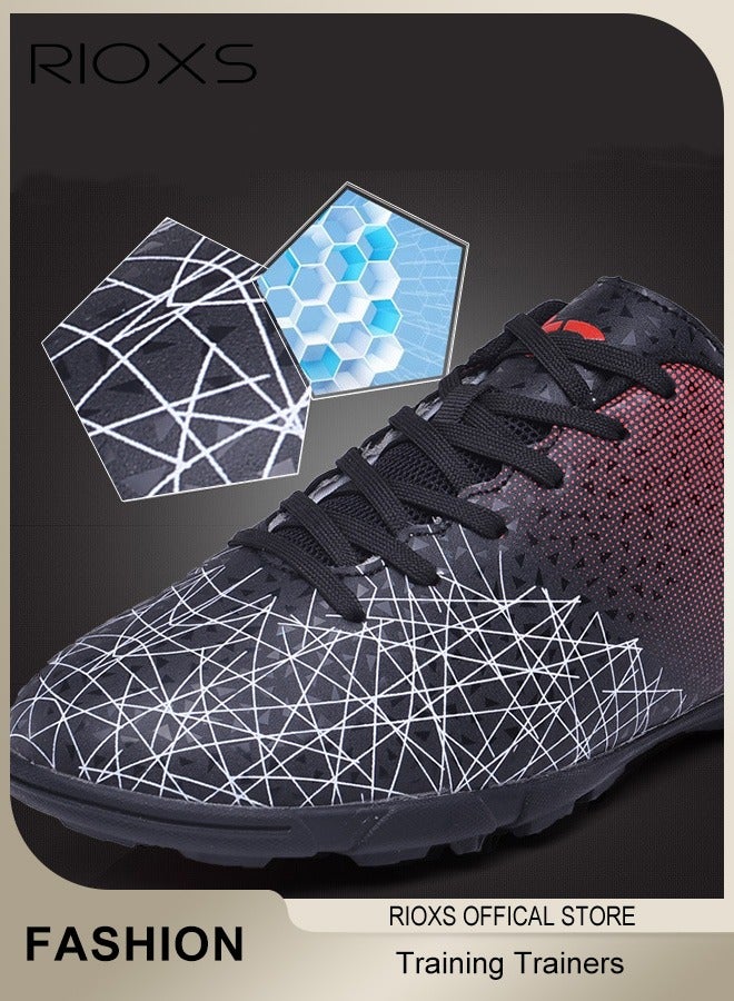 ريوكس أحذية كرة القدم للرجال، وأحذية للتدريب على المسامير، وأحذية للتدريب على المسامير، وأحذية مقاومة للتزلج، وأحذية للتدريب على المسابقات المتخصصة للشباب والكبار، وأحذية لوكي كرة القدم الداخلي والخارجي، وأحذية المسامير الرياضية للرجال - Image 4