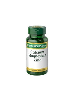 Nature's Bounty Calcium Magnesium & Zinc Caplets, Immune & Supporting Bone Health, 100 Count