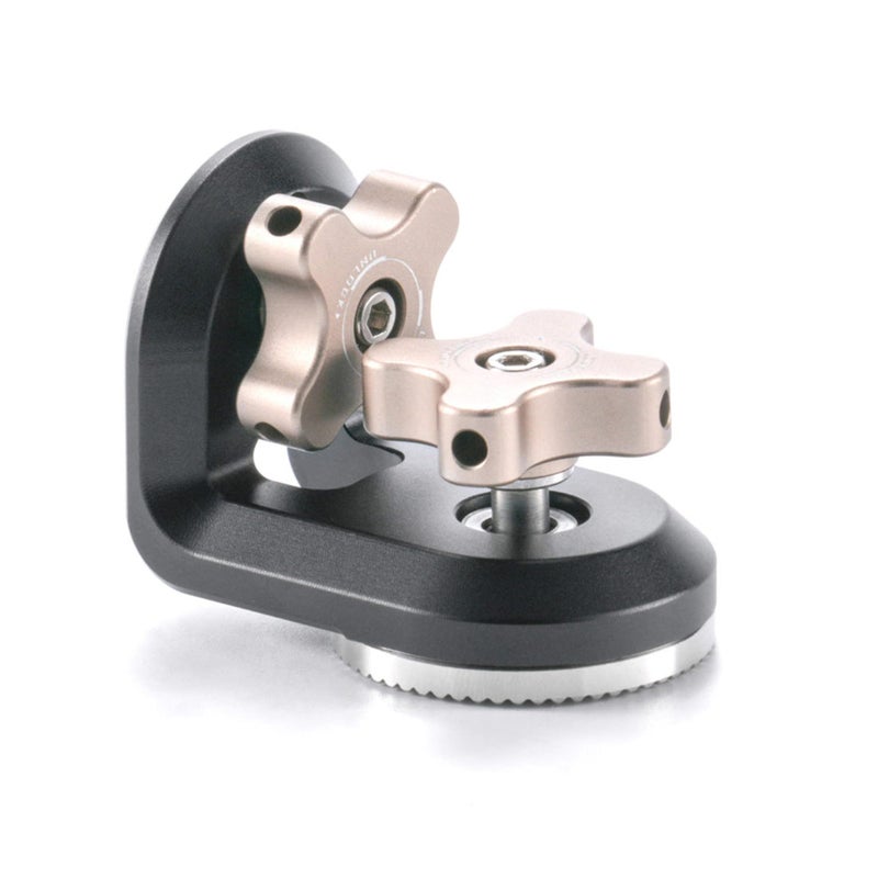 Tilta Right Angle Rosette Adapter to 1420 with Locating Pins Compatible with Nucleus Nano II Control Handle Lightweight Shoulder Rig Aluminum Alloy and Stainless Steel Black TARRA1420 - Image 2